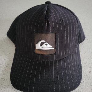 Look Sharp and Stylish with This Quicksilver Pinstripe Baseball Cap!